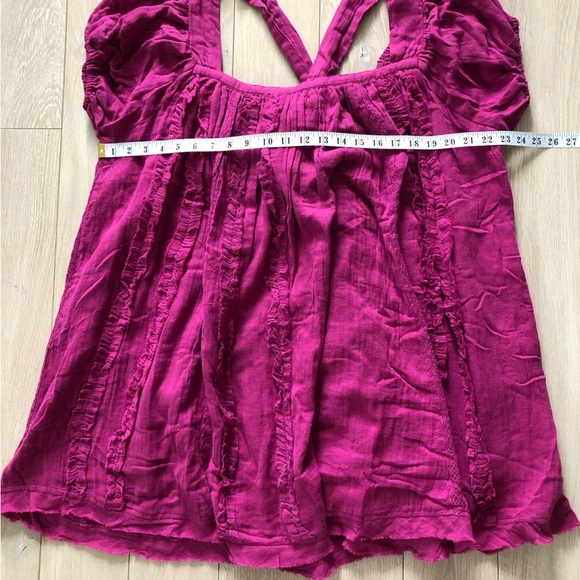 Free People Angele Mini Dress in Dragonfruit Punch Size S - Picture 3 of 16